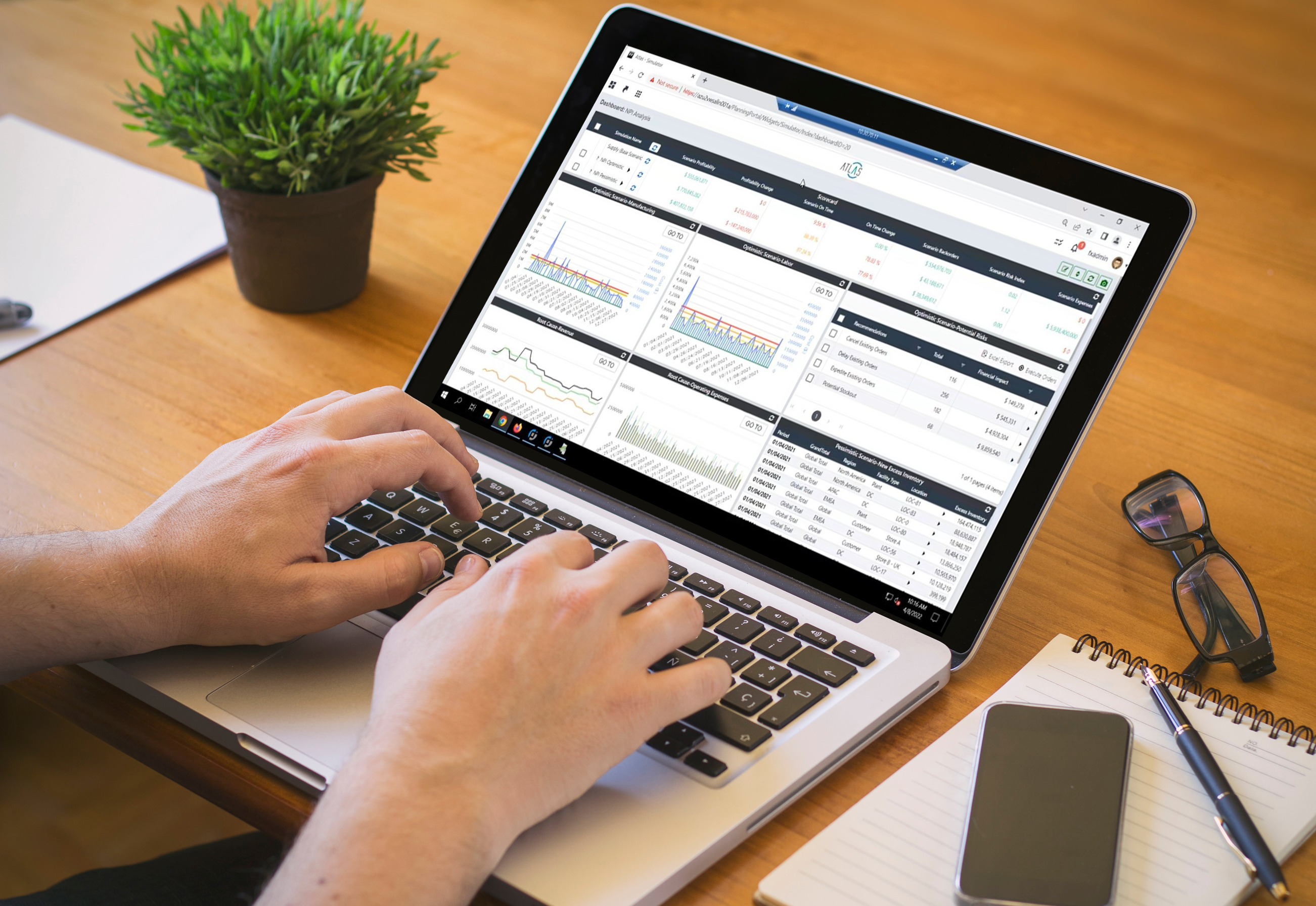 screenshot of Atlas Planning